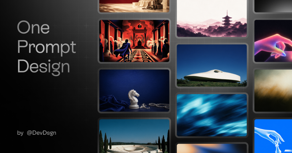 One Prompt Design — a collection of visual experiments